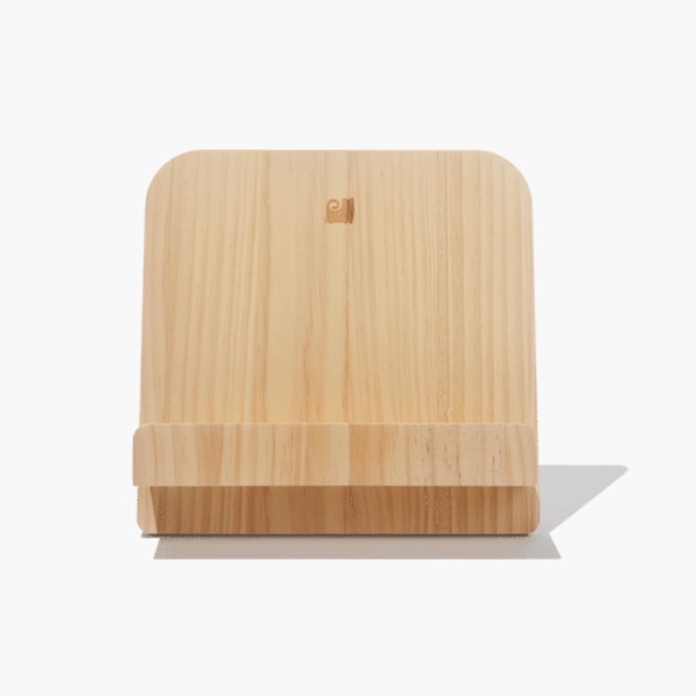 Open Spaces Wooden Cookbook Holder – Pinewood – New in Box
